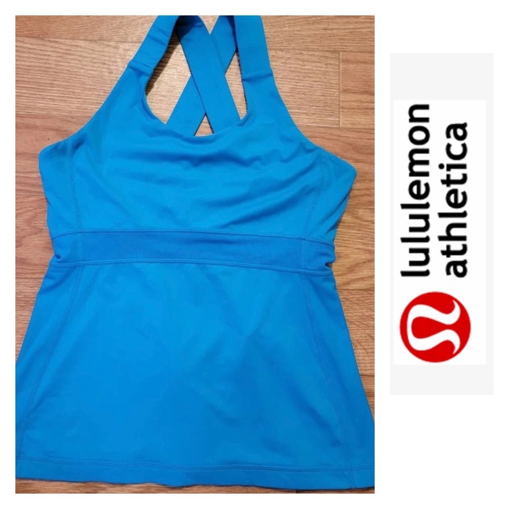 EUC - Lululemon Athletic Criss-Cross Back. Size 8